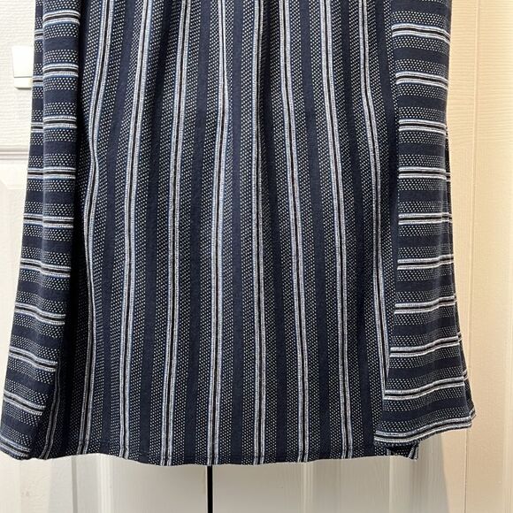 Lucky Brand Navy and White Cap Sleeve Dress Size M - Picture 10 of 13